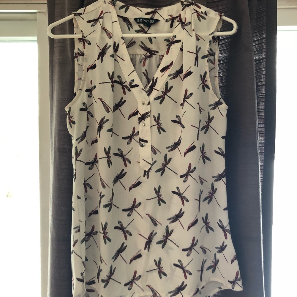 Express sleeveless blouse